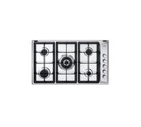 De'Longhi PLI 59 GHD Plaque de cuisson encastrable en acier inoxydable 86 cm Gaz 5 brûleurs