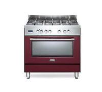 Delonghi PRO96MRED Cuisine 90X60 Four Multifonctions 5 Feux Pizza Bordeaux