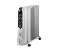 De’Longhi Radia-s Easytronic Intérieure Noir, Blanc 2500 W Chauffage électrique à bain d’huile