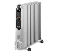 De’Longhi Radia-s Easytronic Intérieure Noir, Blanc 2500 W Chauffage électrique à bain d’huile