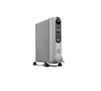 De’Longhi Radia-s Easytronic Intérieure Noir, Blanc 2500 W Chauffage électrique à bain d’huile