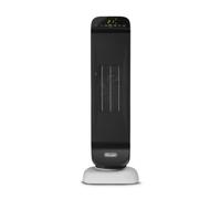 De'Longhi Radiateur soufflant en céramique tour avec 2 niveaux de puissance, télécommande, minuterie 24 h, fonction éco, thermostat