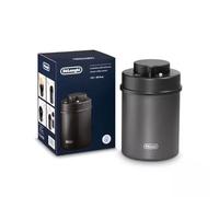 De'Longhi Récipient à Café Sous Vide DLSC071, Scellage Manuel, Capacité 1.5 L, Corps en Acier Inoxydable, Noir
