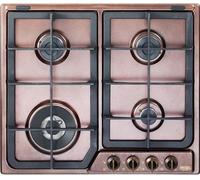 De'Longhi ROF 46 PRO Table de cuisson cuivre encastrable 60 cm gaz 4 brûleurs