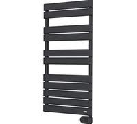 Delonghi - Sèche-Serviette fluide - gamme Lio - 600 WATTS - Thermostat Électronique - programmation Prédéfinie - couleur Gris Anthracite 278435