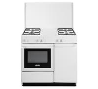 Delonghi Sgw854nm Cuisine Porte Bouteille Blanc Four Gaz 4 Brûleurs + Couvercle