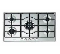 Delonghi SLF590LX Table de Cuisson 5 Brûleurs 90CM 1 Triple Couronne Acier Inox