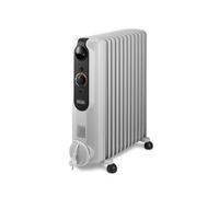 De’Longhi Radia-s Easytronic Intérieure Noir, Blanc 2500 W Chauffage électrique à bain d’huile