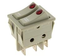 DeLonghi Interrupteur 6 cosses double à voyants TRSW KH77 H19 H25 H29 KH590 TRN TRS pour radiateur