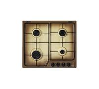 De'Longhi YTF 46 ASV Noir, Marron, Sable Encastrable Gaz 4 Brûleurs