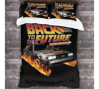Delorean Count Down Back To The Future Ensemble De Literie Pi¿¿Ces Housse De Couette Ensemble De Literie D¿¿Coratif Pi¿¿Ces Avec Taies D'oreill