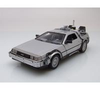 Delorean Retour vers Le Avenir Pièce Originale 2 Maquette de Voiture 1:24 Welly