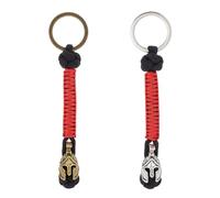 DELORIGIN 2 pièces Longes de Couteau EDC Charms avec Perles Mousqueton Lanière Tactique pour Boucle de Couteau Voyage Voiture Porte Clés Sac à Dos Camping Tire Caméra