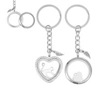 DELORIGIN Lot de 2 colliers pour cendres d'animaux de compagnie - Poils de chien - Médaillon souvenir en fourrure - Bijoux souvenirs - Chats - Chiens - Urnes - Collier pour femmes et hommes - Cadeau