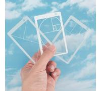 DELORIGIN Lot de 3 chercheurs de Vues de Rapport d'or 3 Styles d'outils de Composition Photo Fibonacci Viewer Photographie Artiste Viseur Règle des Tiers Outil de Composition pour Photographie