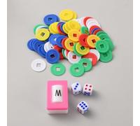 DELORIGIN Mahjong - Puce d'affichage du vent pour jeu de mahjong américain - Lettre vent - Jeu de pari directionnel - Accessoire essentiel pour le divertissement des occasions professionnelles