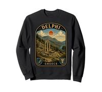 Delphes Grèce Vintage Grec Antique Voyage Delphes Vacation Sweatshirt