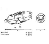 DELPHI 7185-900G Dispositif d'arrêt, système d'injection