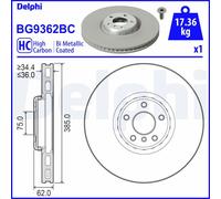 DELPHI BG9362BC Disque de frein pour BMW
