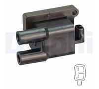DELPHI Bobine d'allumage pour Hyundai i20 1.2 i10 KIA Rio III 12V