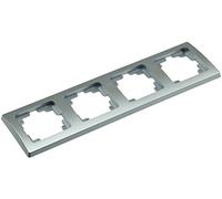 Delphi Cadre Quadruple pour 4 Composants encastrés I Gris argenté
