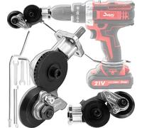 DELPHI Cisaille en tôle pour visseuse électrique, cisaille électrique en tôle, accessoire de grignoteuse à main de visseuse électrique, cisaille en tôle pour couper le fer, l'aluminium, l'acier, le