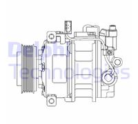 DELPHI Compresseur de climatisation Compresseur De Climatisation CS20522