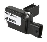 DELPHI Débitmètre d'air Nombre de contacts enfichables: 3 12V sans boîtier AF10151-12B1 Compatible avec SAAB 9-3 YS3F, OPEL Vectra C CC Z02 Vectra C Berline Z02