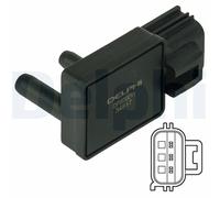 DELPHI DPS00011 Capteur, pression des gaz échappement pour CITROËN,FORD,MAZDA,PE