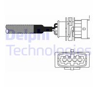 DELPHI ES10982-12B1 Sonde lambda pour OPEL Corsa B 3/5 portes (S93)