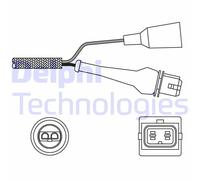 DELPHI ES11000-12B1 Sonde lambda pour VW PASSAT Variant (3A5, 35I)