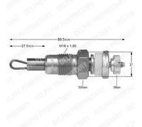 DELPHI HDS319 Bougie de préchauffage convient pour MERCEDES-BENZ Ponton (W121)