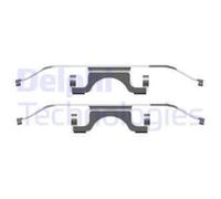 DELPHI Kit D'Accessoires Plaquette Avant Convient pour BMW 5er E39 LX0503