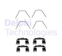 DELPHI Kit D'Accessoires Plaquettes De Frein Avant Pour Mazda 6 Break LX0421