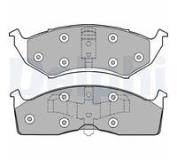 DELPHI LP1166 Kit de plaquettes de frein, frein à disque pour CHRYSLER,DODGE,PLY