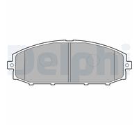 Delphi Jeu de plaquettes de frein LP1305 avant Low-Metallic pour NISSAN PATROL GR V