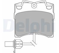 DELPHI LP1535 Kit de plaquettes de frein, frein à disque pour VW