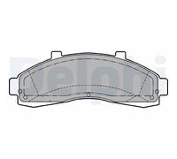DELPHI LP1625 Kit de plaquettes de frein, disque de frein de stationnement pour