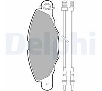 DELPHI LP1629 Kit de plaquettes de frein, frein à disque pour CITROËN