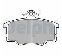 DELPHI LP179 Kit de plaquettes de frein, frein à disque pour AUDI,VOLVO