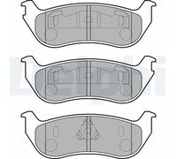DELPHI LP1859 Kit de plaquettes de frein, frein à disque pour JEEP