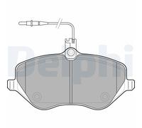DELPHI LP1891 Kit de plaquettes de frein, frein à disque pour CITROËN,PEUGEOT