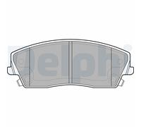 Delphi Plaquettes de frein LP2034 pour Lancia, Chrysler