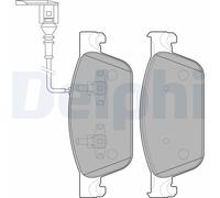 DELPHI LP2199 Kit de plaquettes de frein, frein à disque pour VW