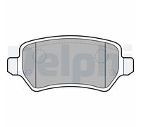 DELPHI LP2209 Kit de plaquettes de frein, frein à disque pour OPEL,VAUXHALL