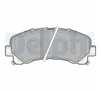 DELPHI LP2229 Kit de plaquettes de frein, disque de frein de stationnement pour