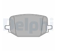 DELPHI LP3697 Kit de plaquettes de frein, disque de frein de stationnement pour