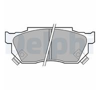 DELPHI LP445 Kit de plaquettes de frein, frein à disque pour HONDA