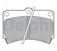 DELPHI LP743 Kit de plaquettes de frein, disque de frein de stationnement pour K