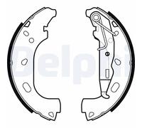 DELPHI LS2167 Jeu de mâchoires de frein pour OPEL,VAUXHALL